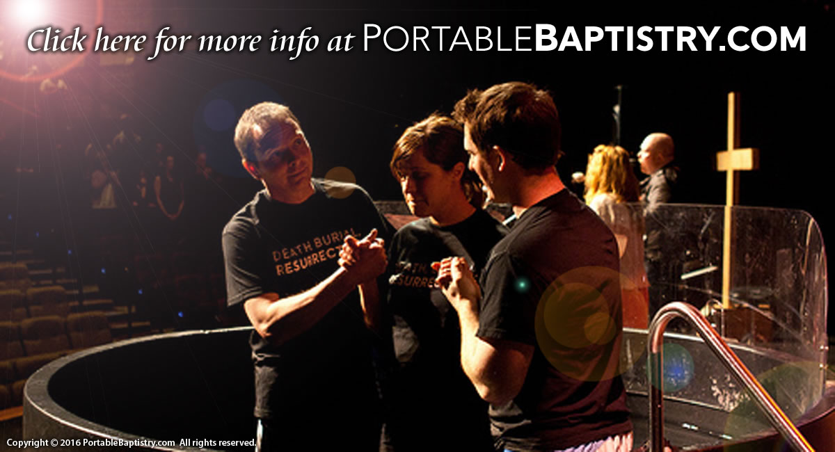 You will be taken to the Portable Baptistry Store